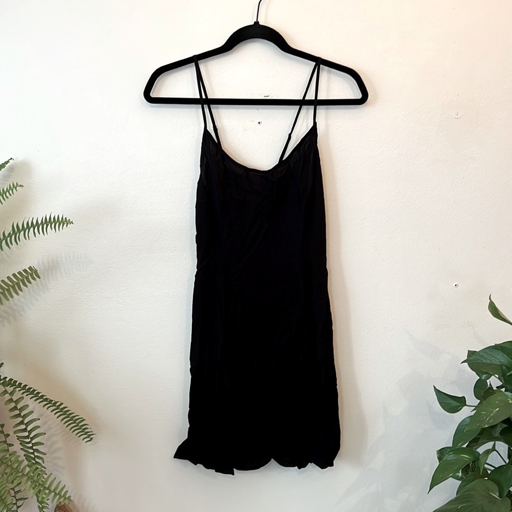 Brand New- Mini Strappy Black Dress